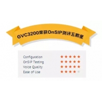 【技術測評】GVC3200獲OnSIP測評五顆星
