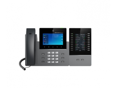 GXV3350 5英寸高清視頻話機，可連接彩屏擴展板